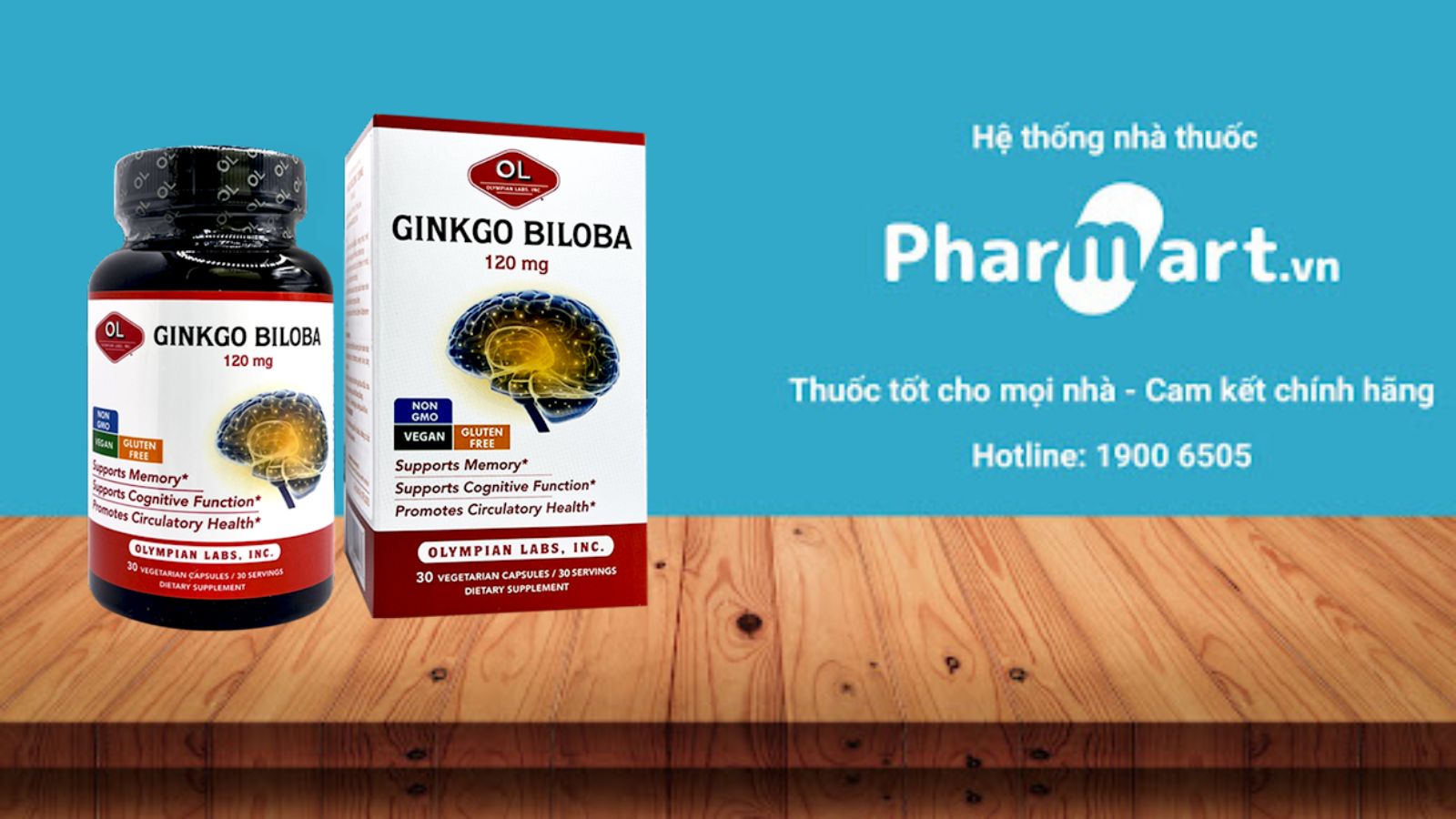 Hz888a.com cam kết ph&acirc;n phối ch&iacute;nh h&atilde;ng sản phẩm Ginkgo biloba 120mg