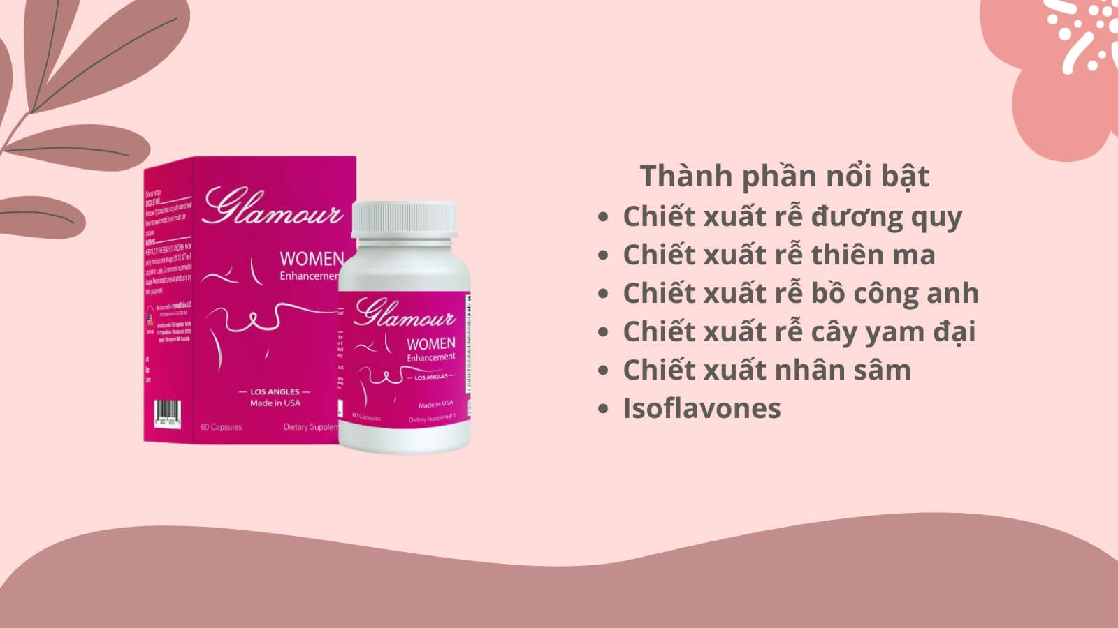Sản phẩm l&agrave; sự kết hợp của nhiều thảo dược qu&yacute;