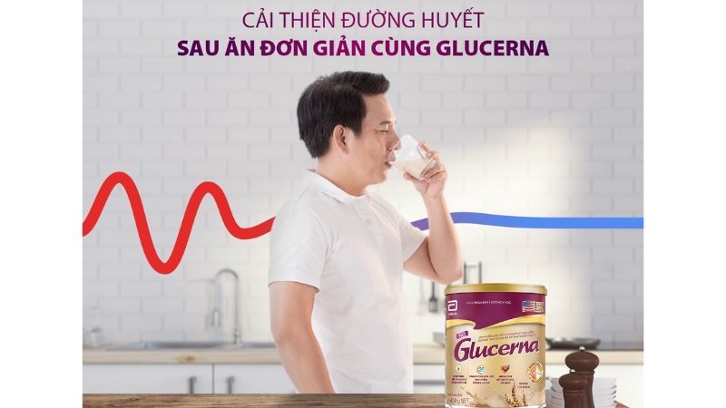Sữa bột Glucerna l&uacute;a mạch 400g gi&uacute;p cải thiện đường huyết