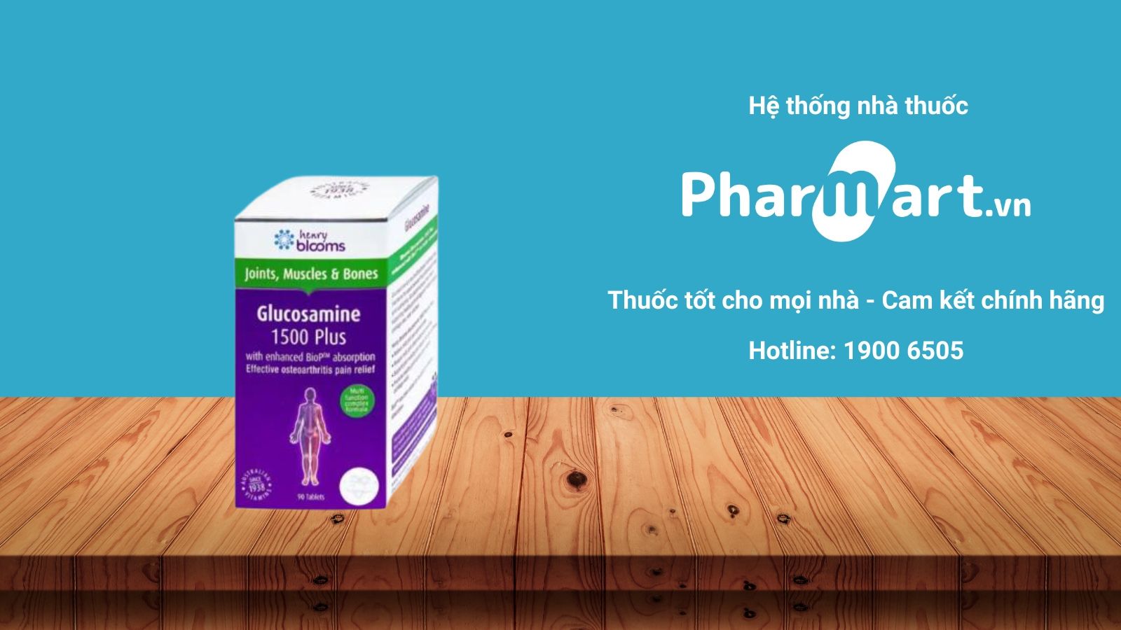 Mua ngay Glucosamine 1500 Plus Henry Blooms (90 vi&ecirc;n) ch&iacute;nh h&atilde;ng tại Hz888a.com