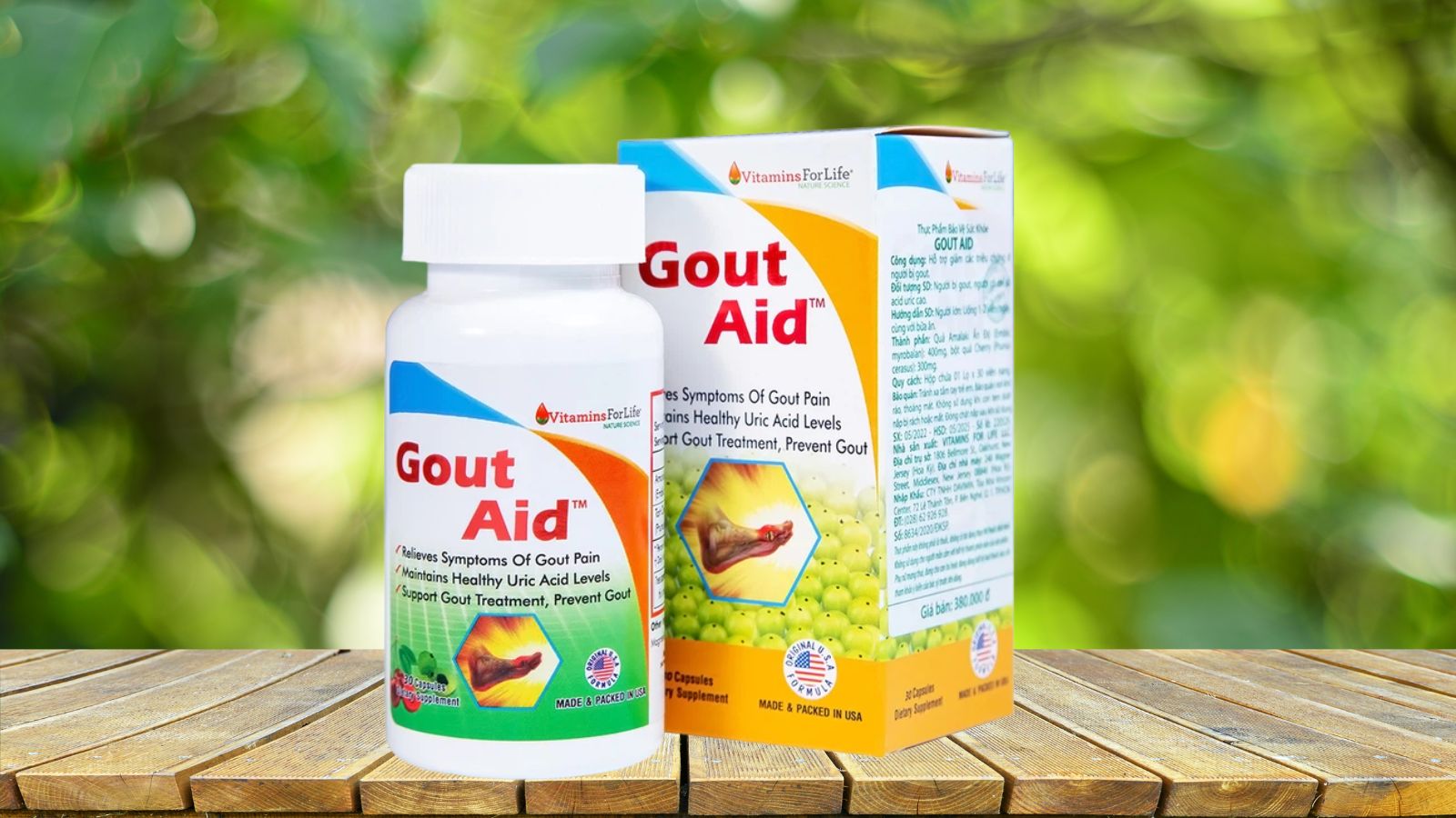 Thực phẩm chức năng hỗ trợ xương khớp Gout Aid