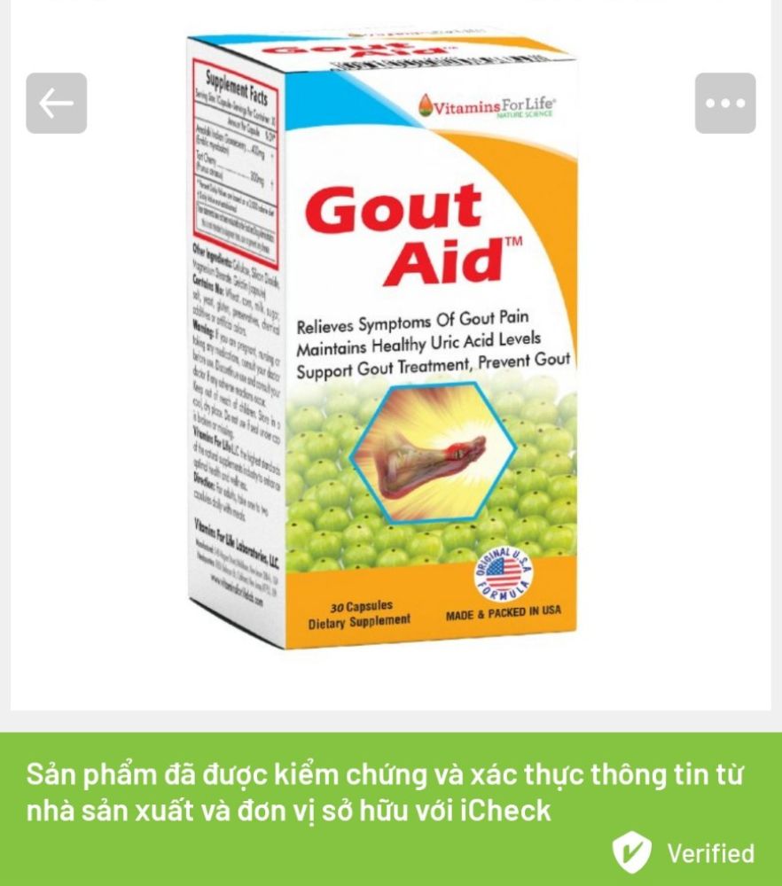 Vi&ecirc;n uống đ&atilde; được kiểm chứng v&agrave; x&aacute;c thực tại iCheck