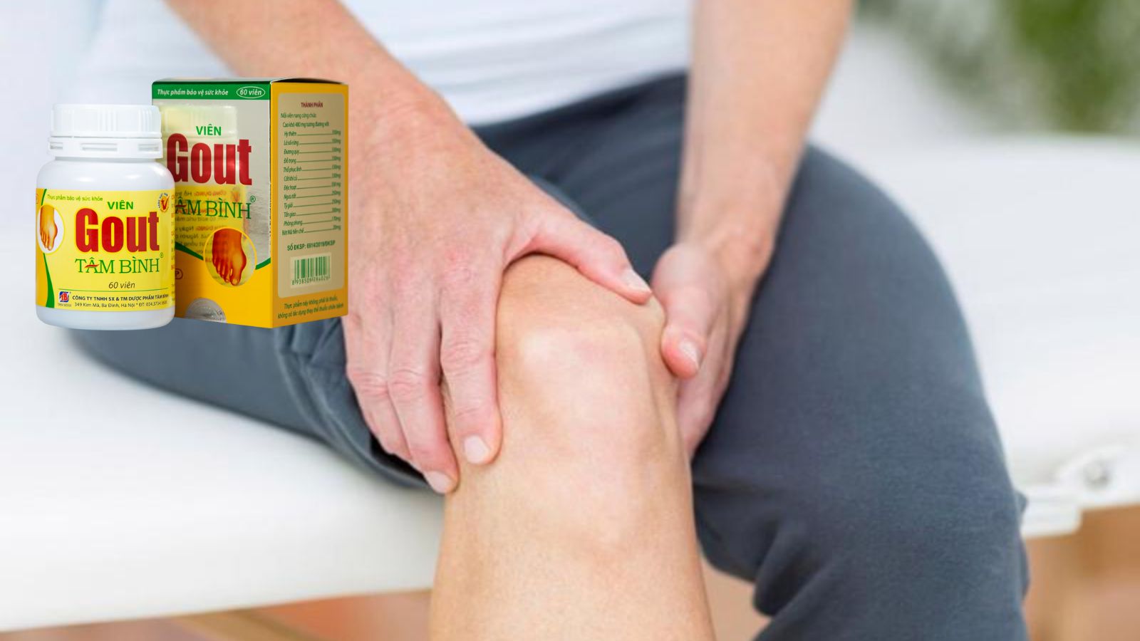 Gout T&acirc;m B&igrave;nh - Hỗ trợ c&aacute;c triệu chứng đau do Gout