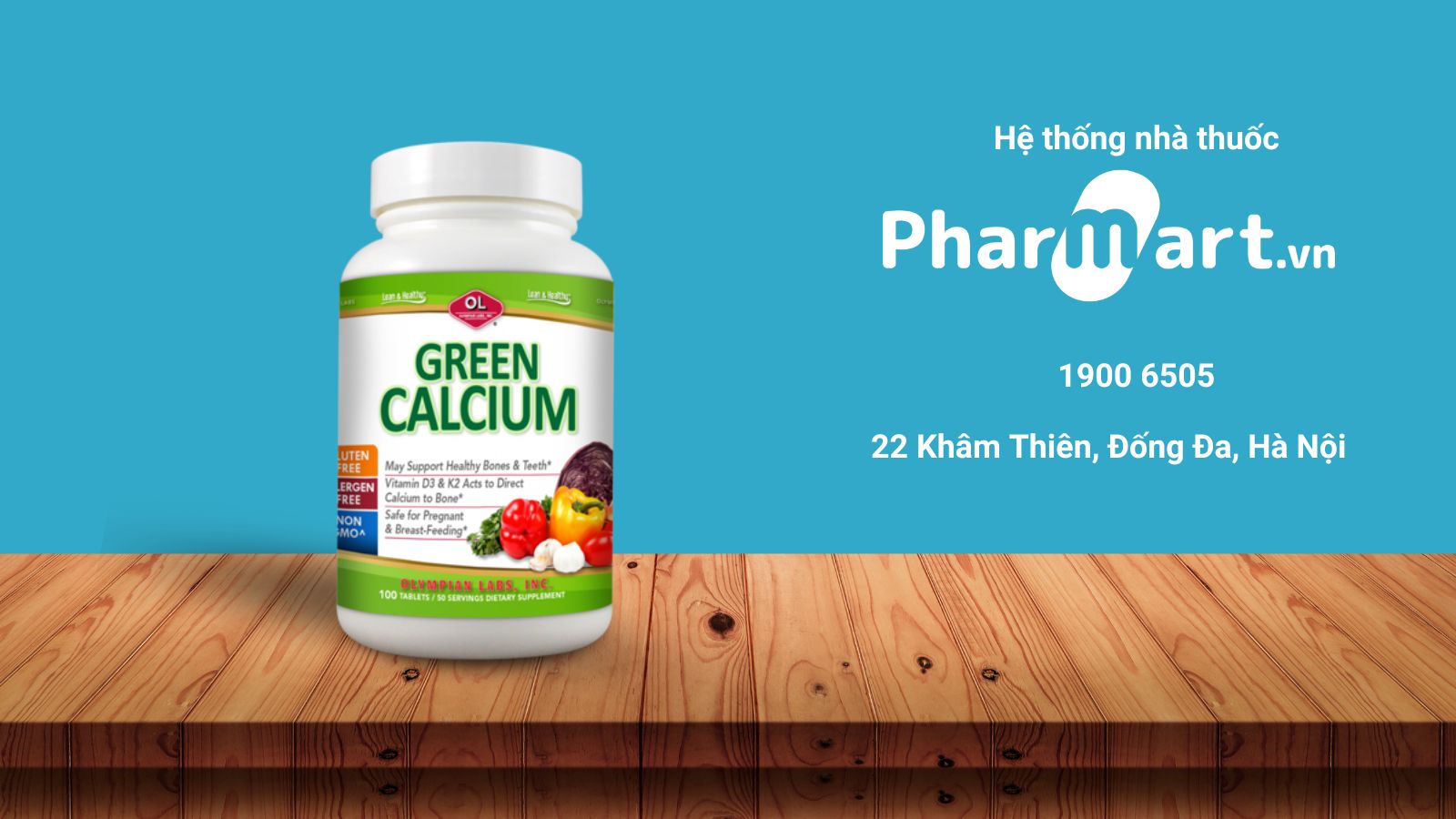 Mua Green Calcium tại Nhà thuốc Hz888a.com để đảm bảo chính hãng