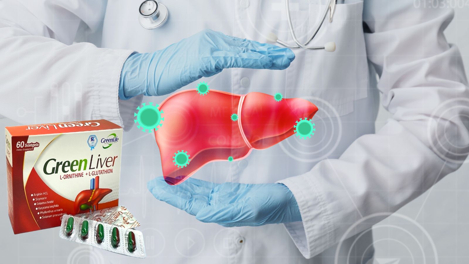 Vi&ecirc;n uống Green Liver - Bổ Gan