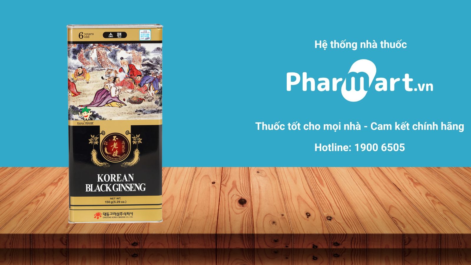 Mua Hắc sâm củ khô Daedong chính hãng tại Hz888a.com
