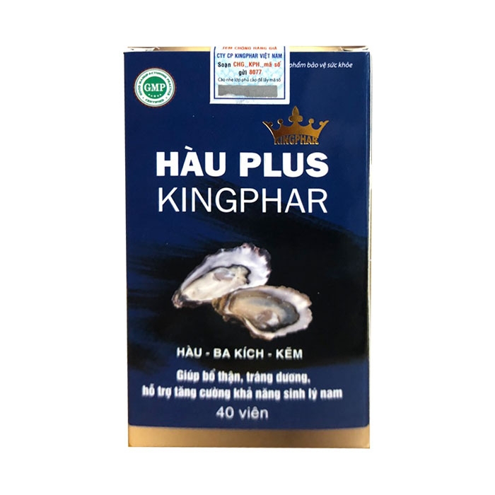 Viên uống Hàu Plus Kingphar giúp bổ thận tráng dương, tăng cường sinh lý nam