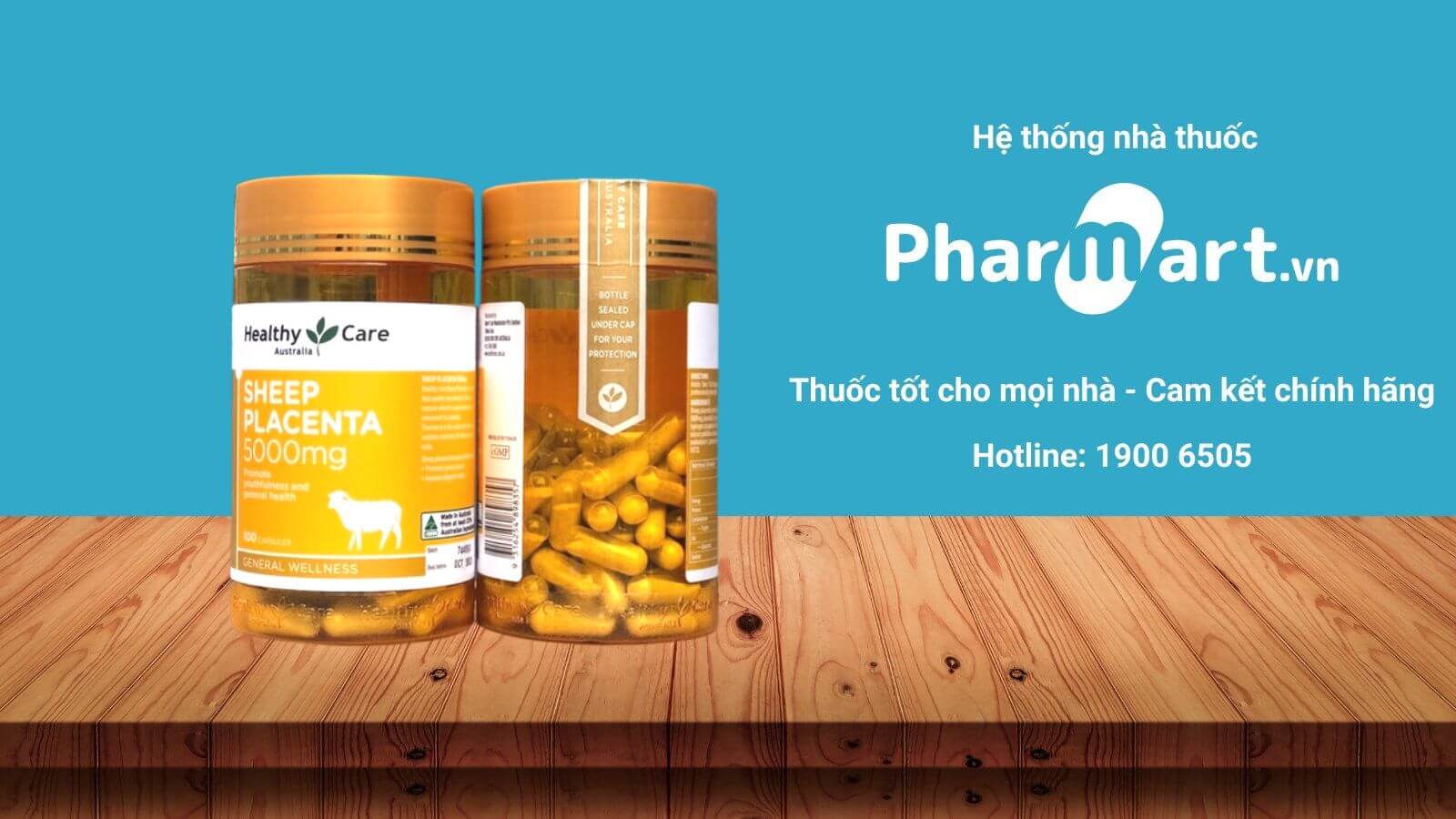 Đặt mua Healthy Care Sheep Placenta ch&iacute;nh h&atilde;ng tại nh&agrave; thuốc Hz888a.com