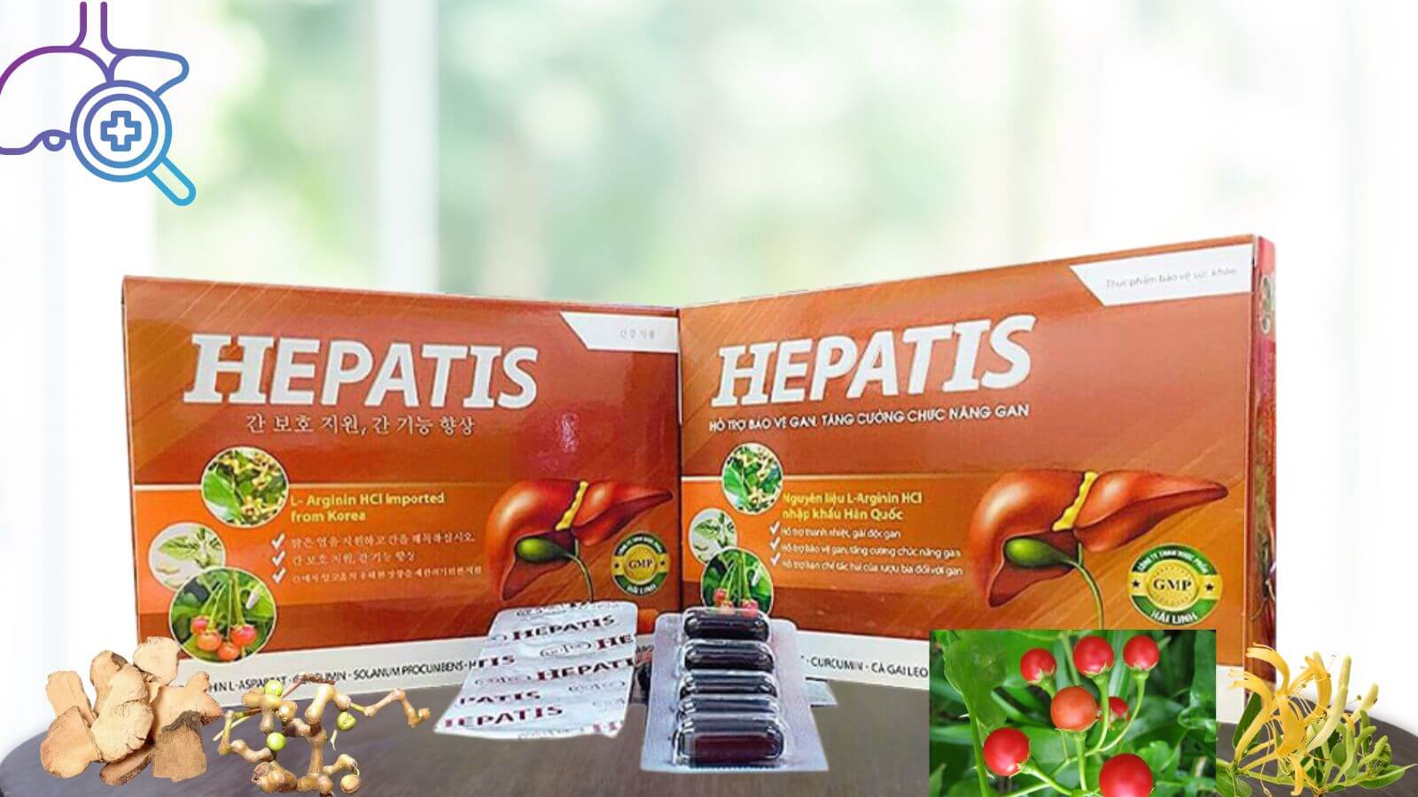 Th&agrave;nh phần ch&iacute;nh của Hepatis