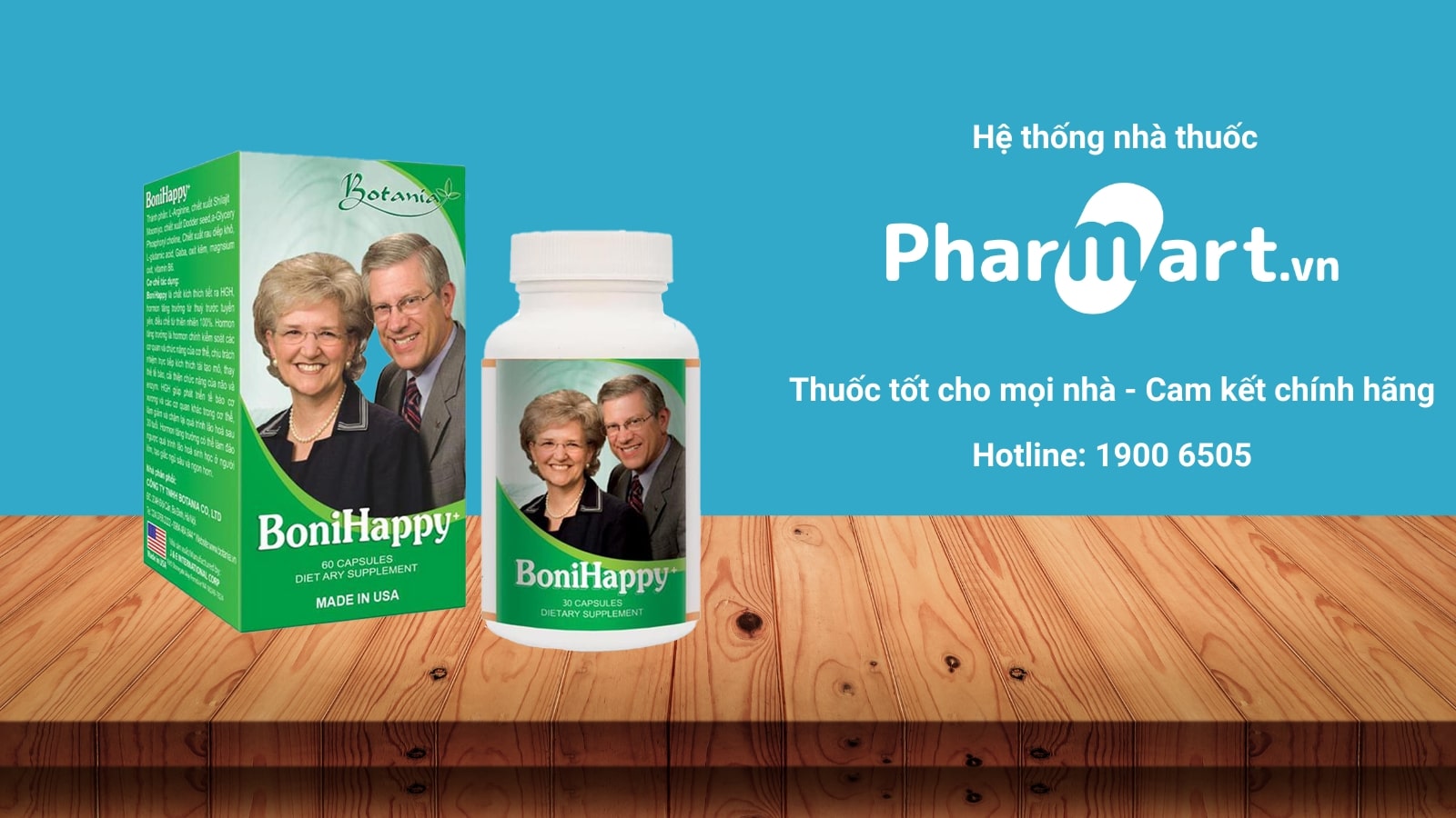 Boni happy-Hỗ trợ điều trị mất ngủ&nbsp; đang được b&aacute;n ch&iacute;nh h&atilde;ng tại Nh&agrave; thuốc Hz888a.com