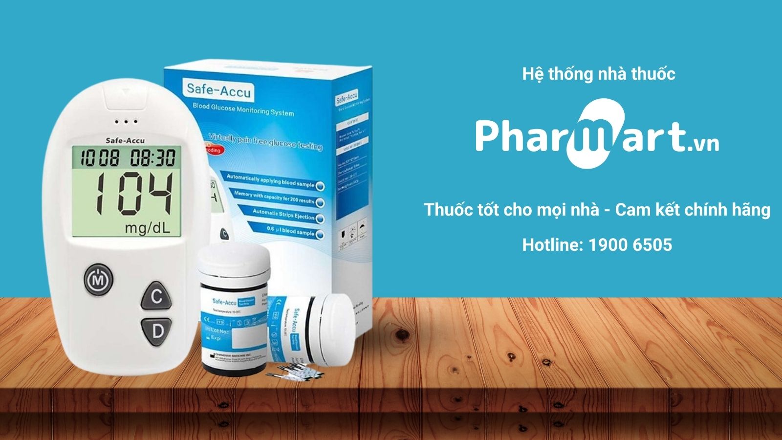 Safe Accu Sinocare được phân phối chính hãng tại HZ888A