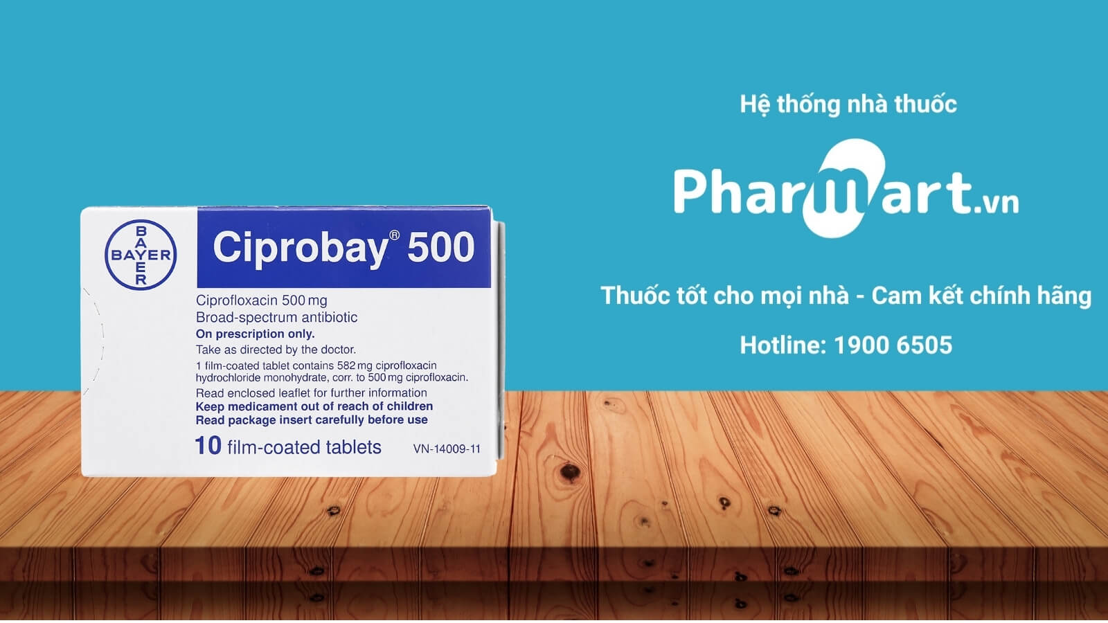 Mua ngay thuốc Ciprobay 500mg chính hãng tại Hz888a.com