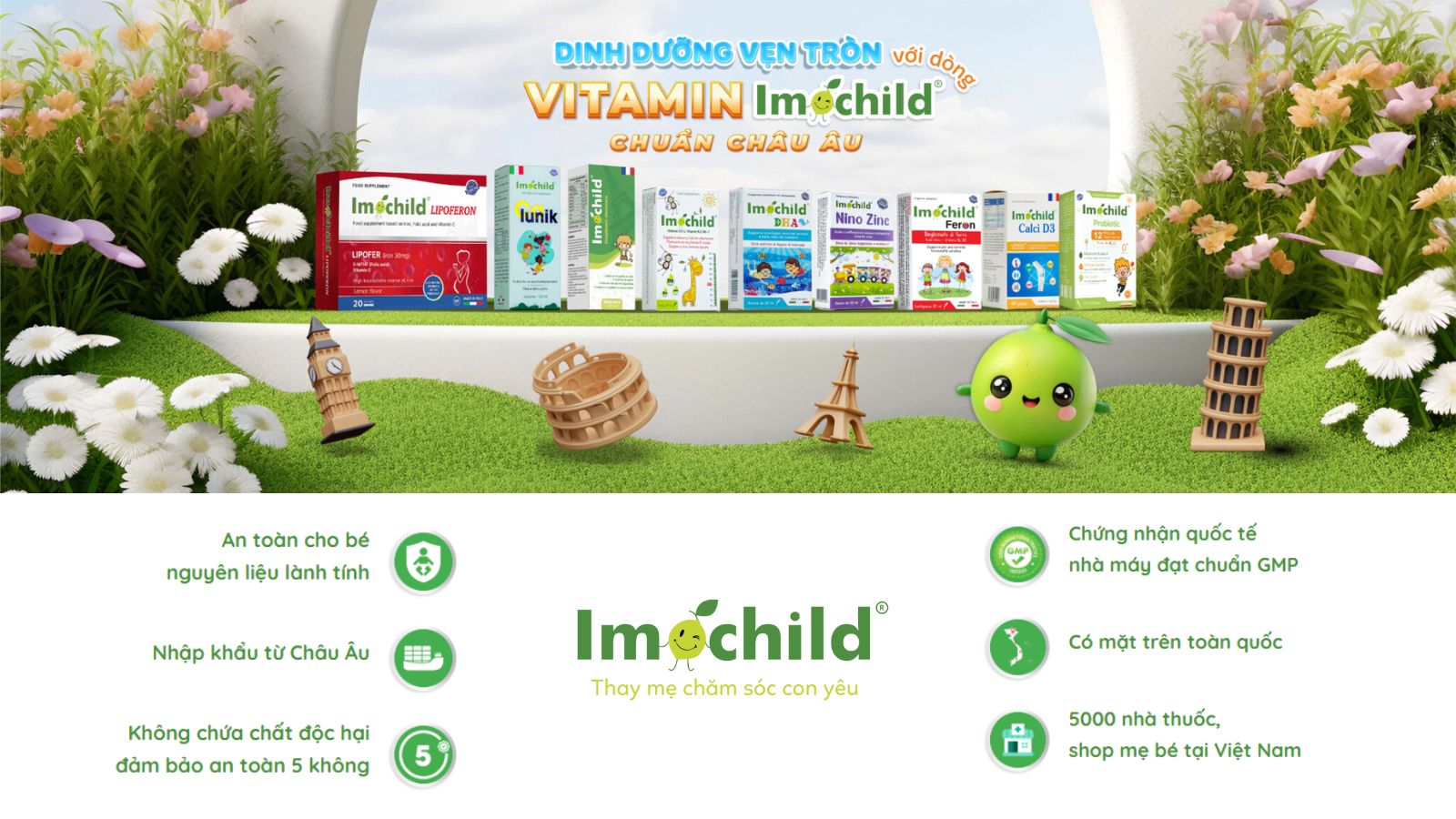 Imochild - Thay mẹ chăm s&oacute;c con y&ecirc;u