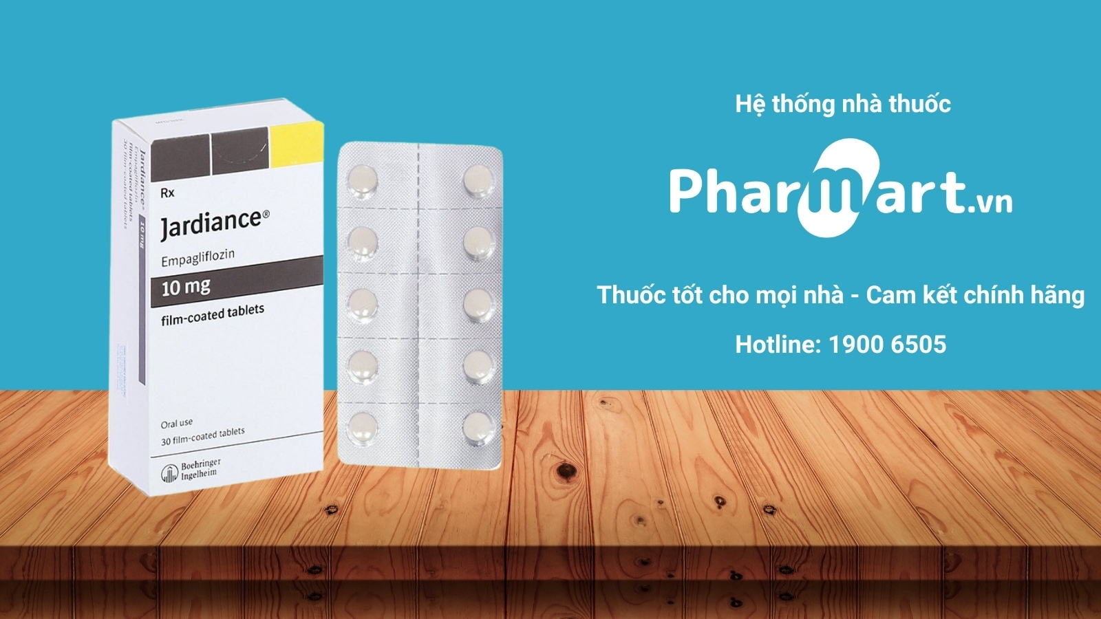 Mua ngay thuốc Jardiance 100mg ch&iacute;nh h&atilde;ng tại Hz888a.com