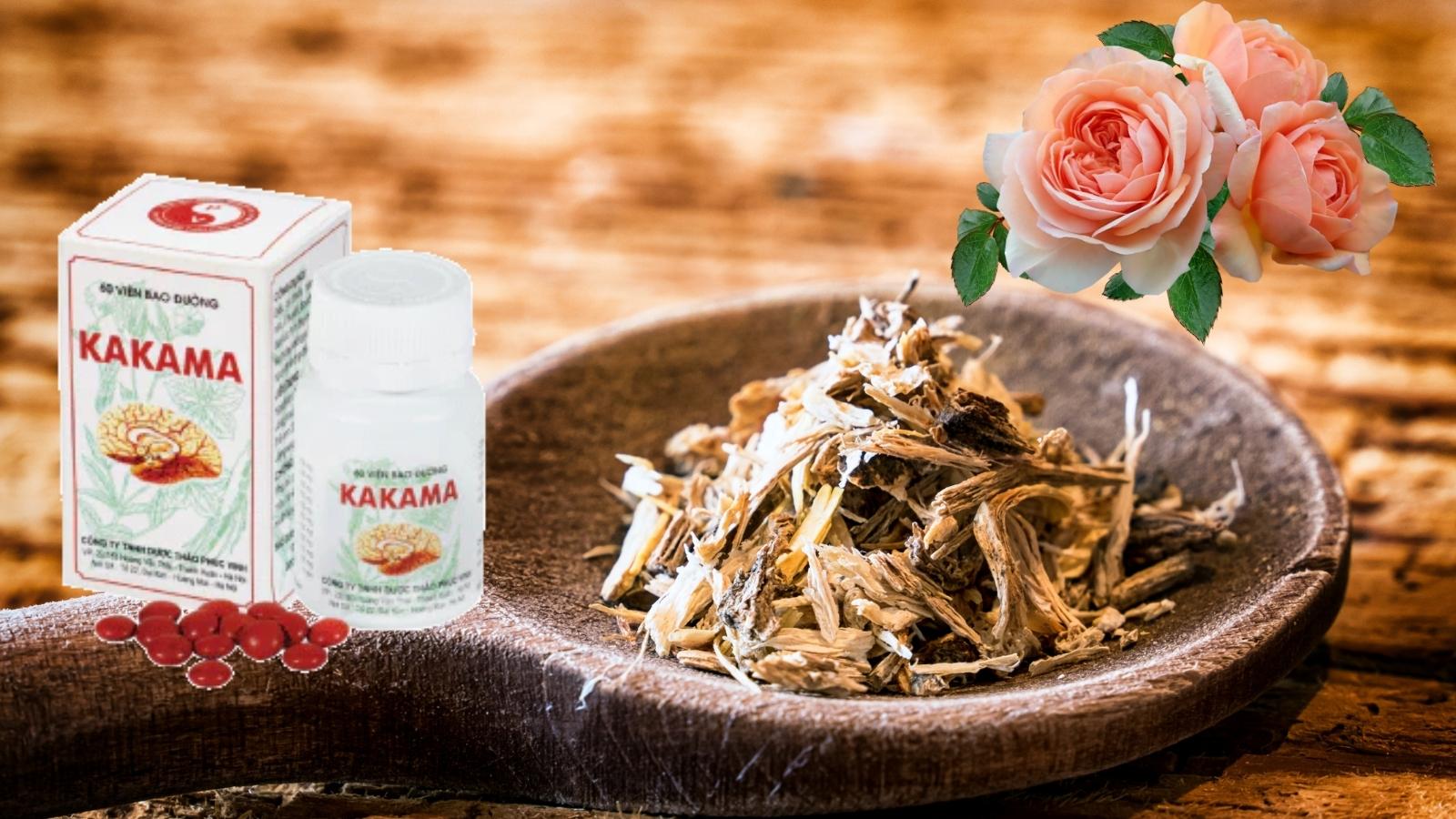 Kakama hỗ trợ tăng tuần hoàn máu não