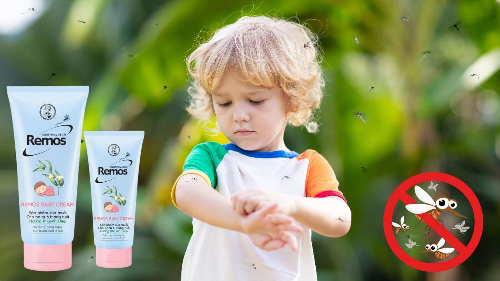 T&aacute;c dụng xua muỗi hiệu quả của Remos Baby Cream