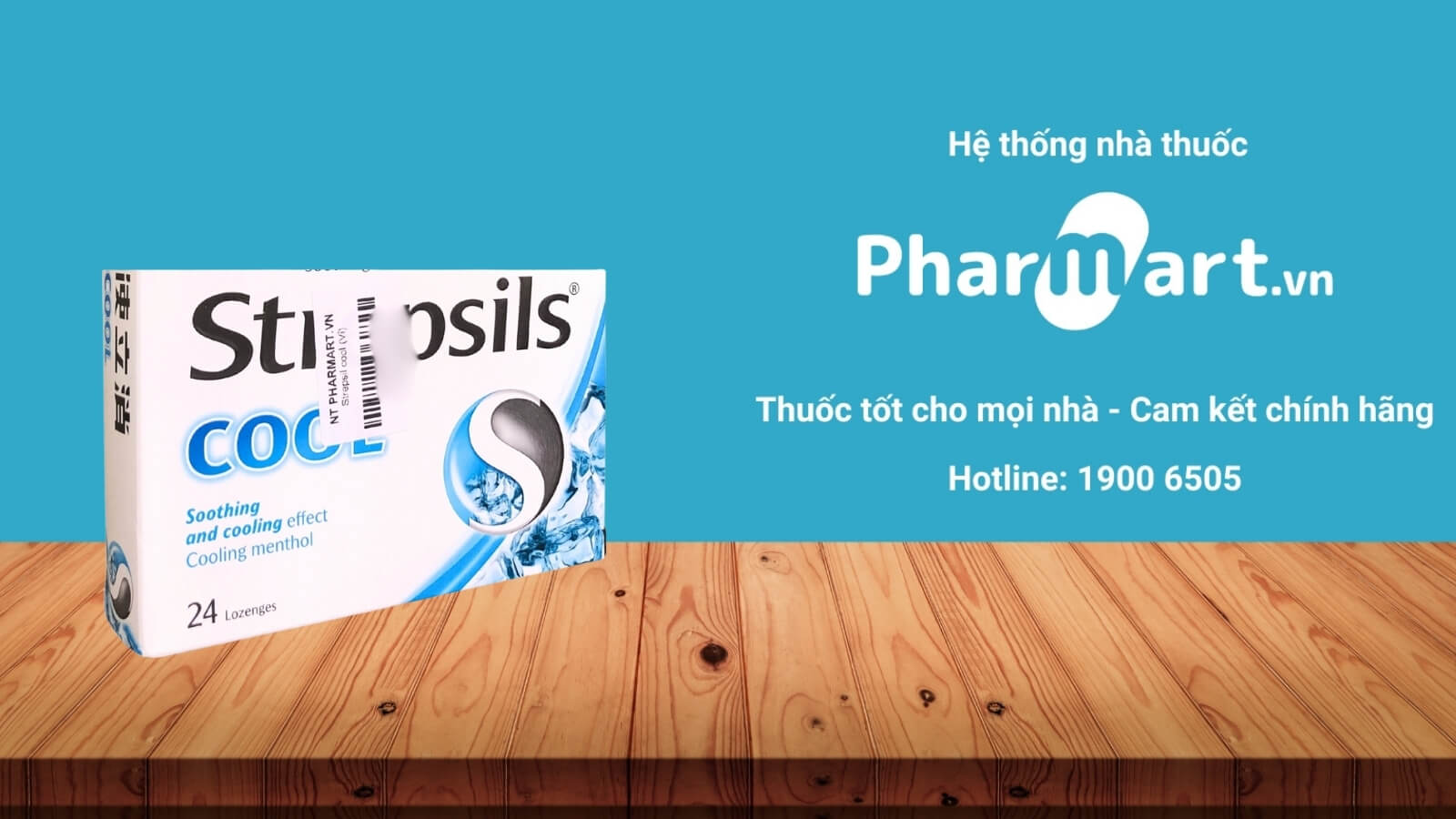 Mua ngay viên ngậm Strepsils Cool tại Hz888a.com