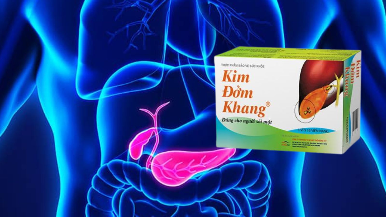 Kim Đởm Khang 30 vi&ecirc;n hỗ trợ điều trị sỏi mật