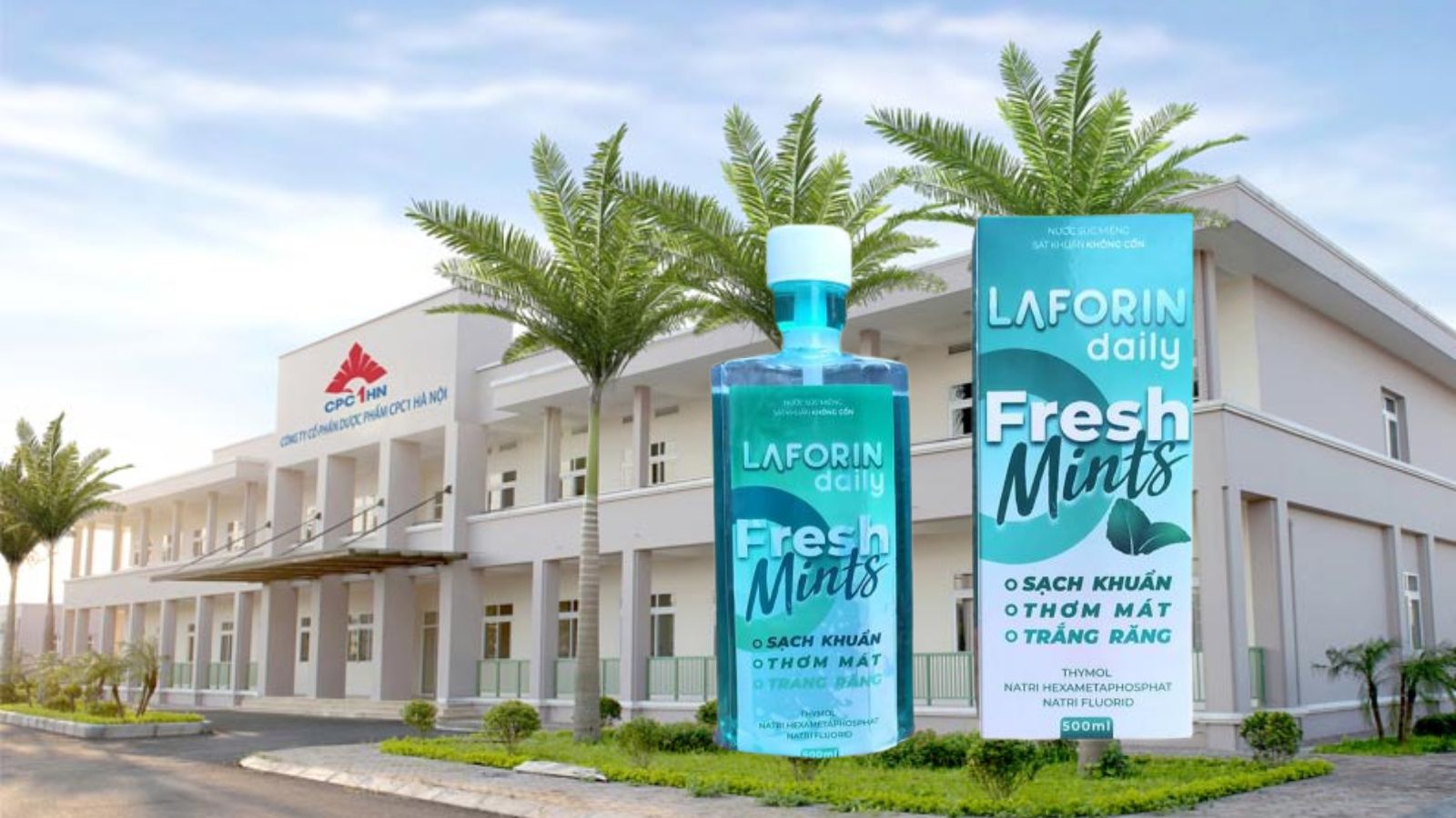 Nước s&uacute;c miệng hằng ng&agrave;y Laforin Daily 500ml