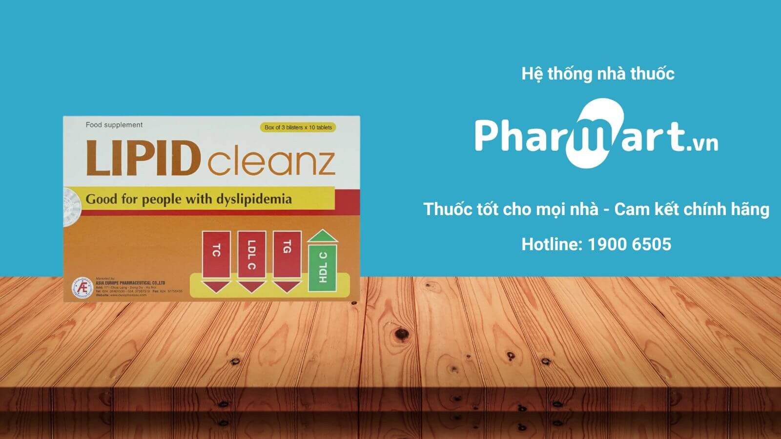 Mua Lipid Cleanz chính hãng tại Hz888a.com
