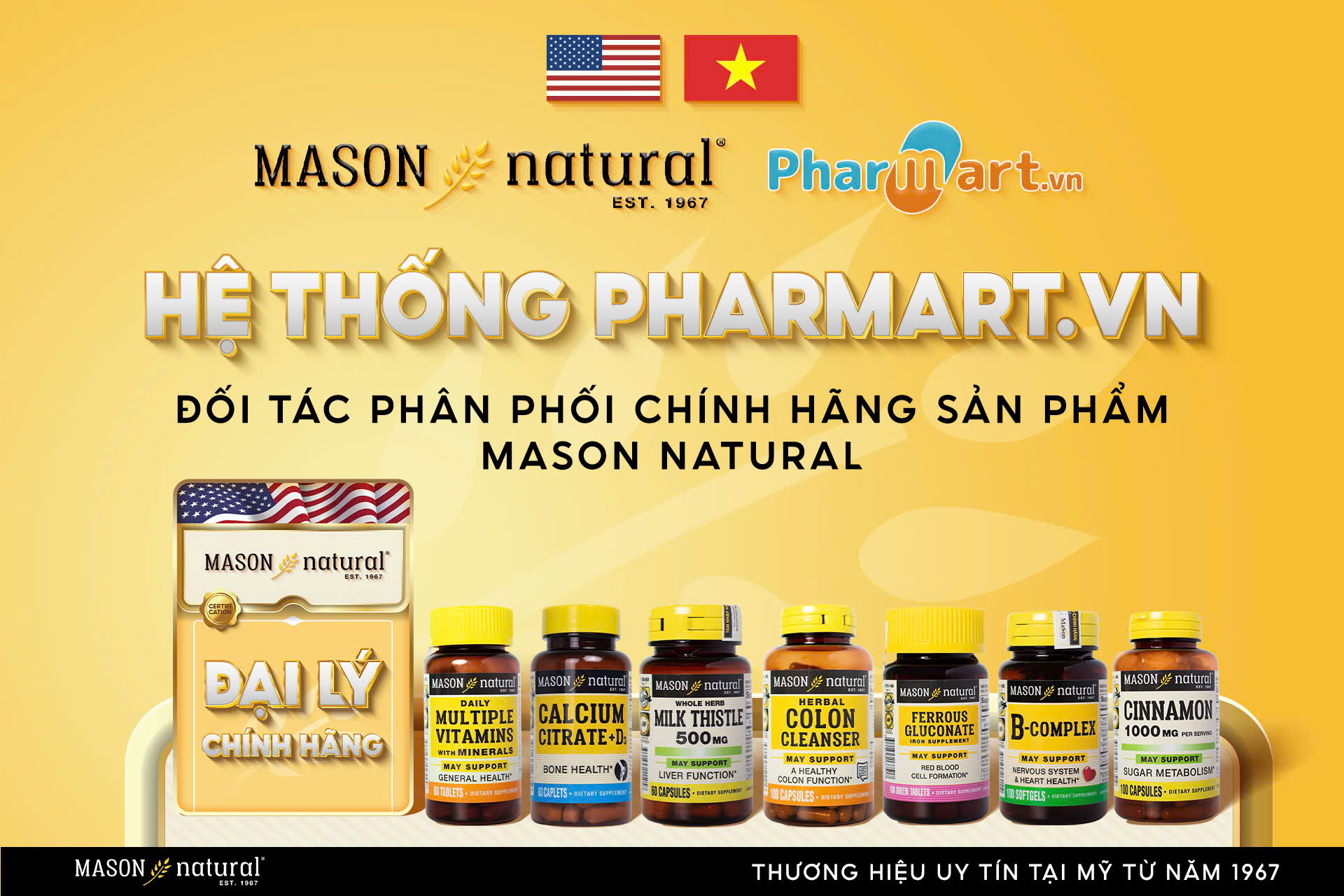 HZ888A trở thành Đối tác phân phối chính hãng của Mason Natural