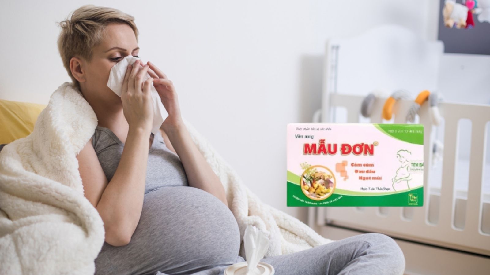 Mẫu Đơn Đại Uy - Giảm triệu chứng cảm cúm cho bà bầu