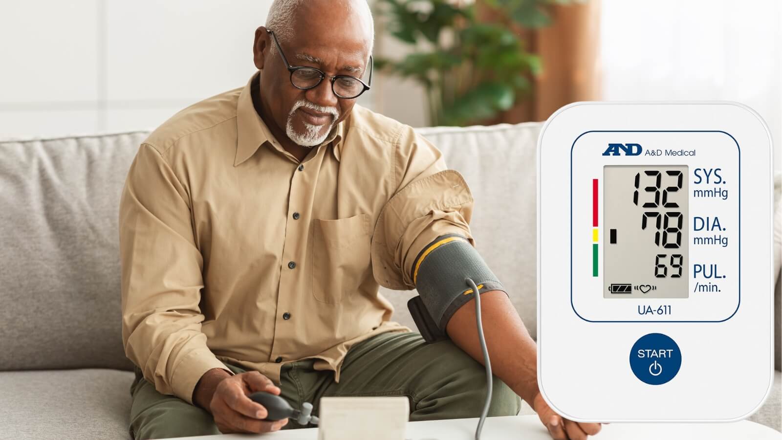 M&aacute;y đo huyết &aacute;p  bắp tay AND UA 611