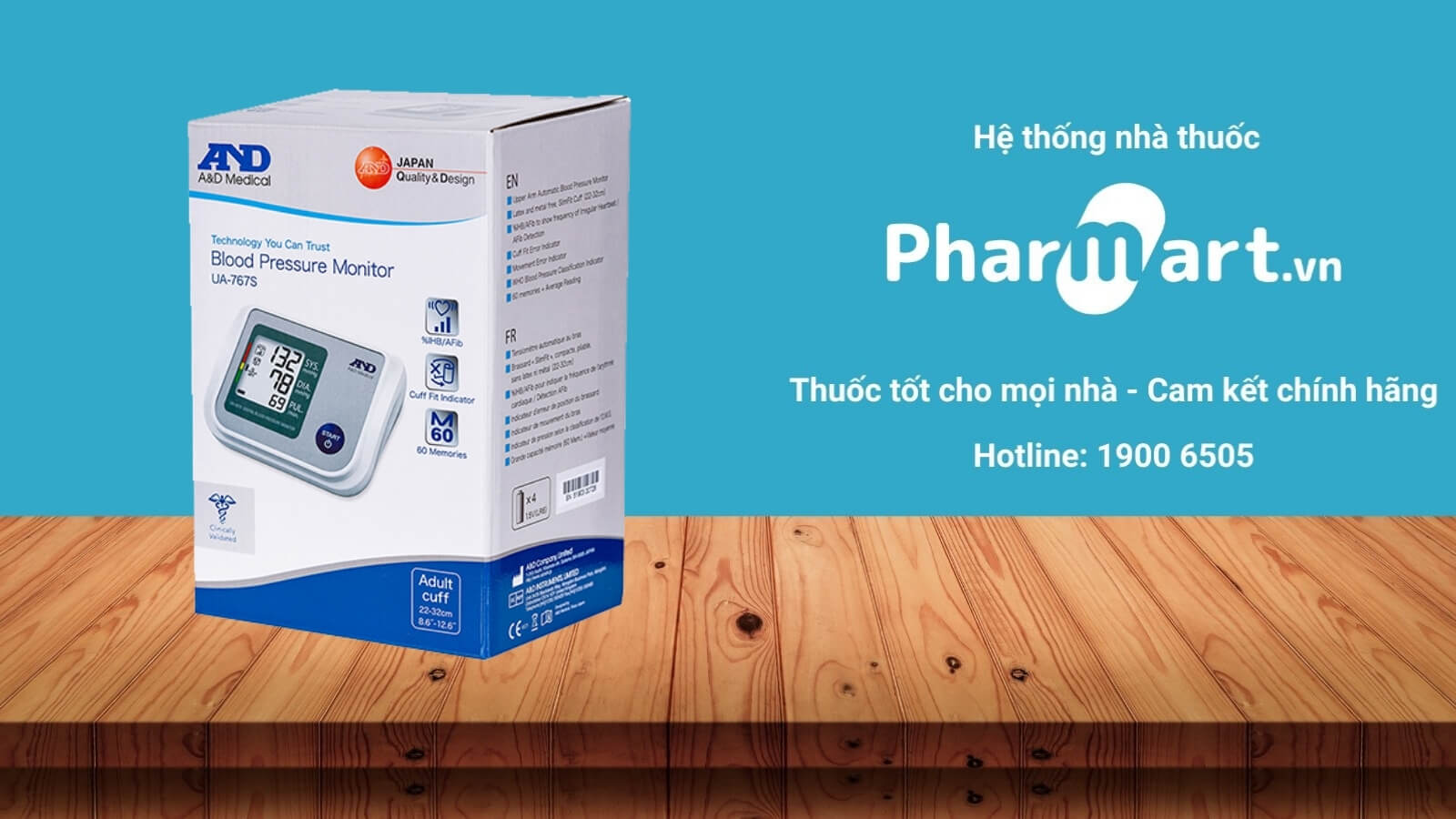 AND UA-767S được ph&acirc;n phối ch&iacute;nh h&atilde;ng tai Hz888a.com