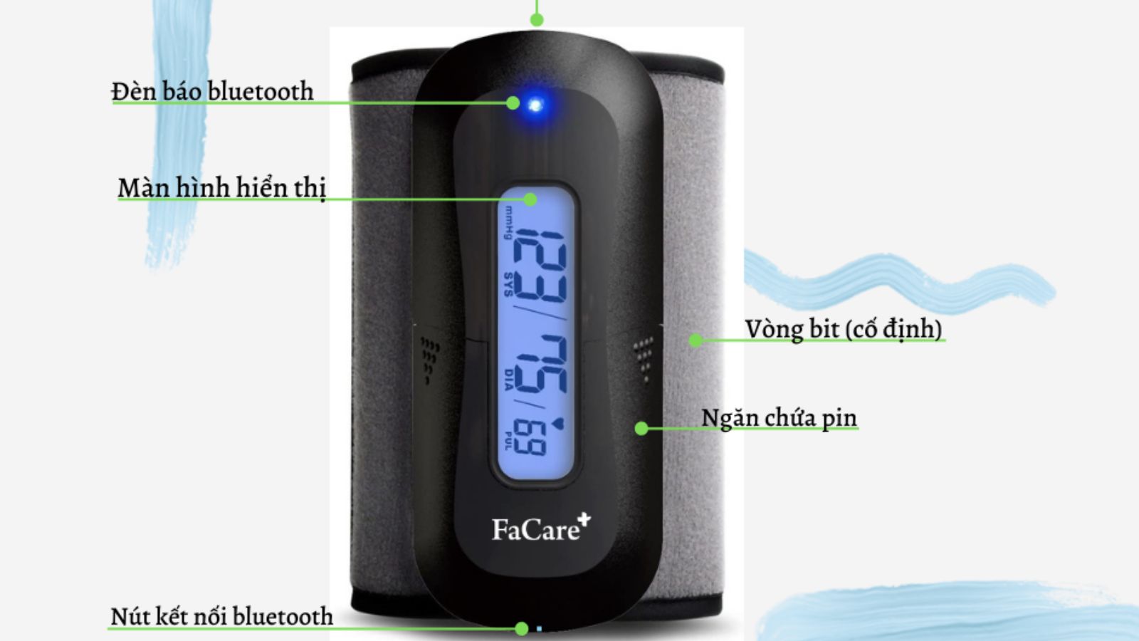 M&aacute;y đo huyết &aacute;p bắp tay c&oacute; kết nối bluetooth