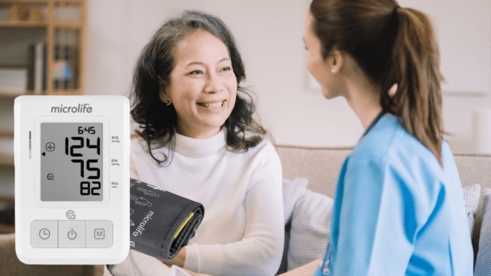 Máy đo huyết áp bắp tay Microlife B2 Basic tiện lợi cho mọi nhà