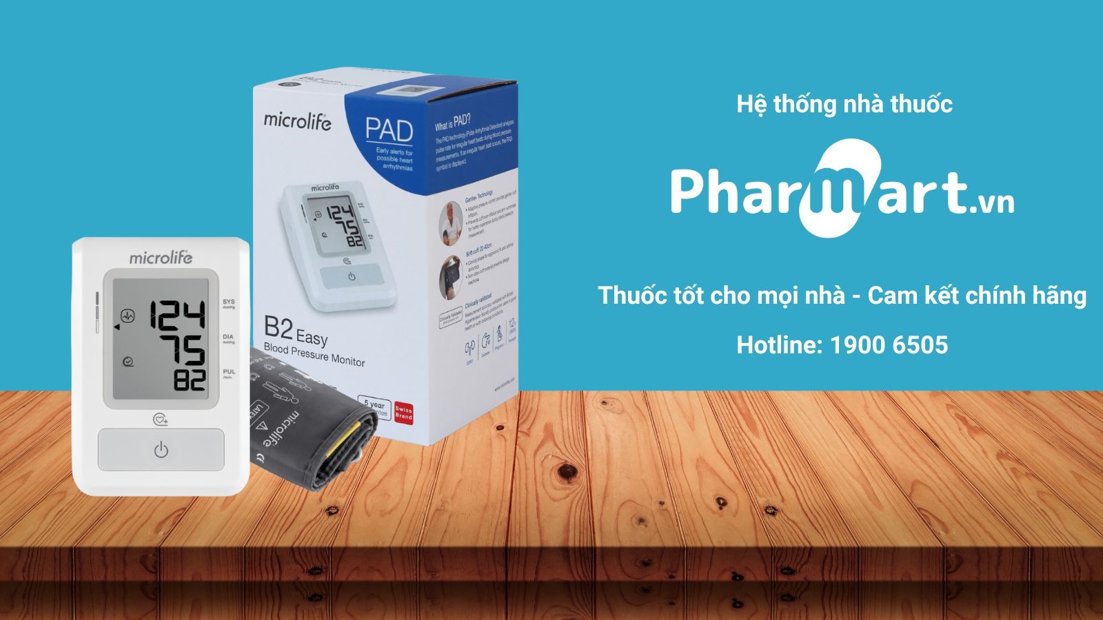 Mua m&aacute;y đo huyết &aacute;p Microlife B2 Easy ch&iacute;nh h&atilde;ng tại Hz888a.com