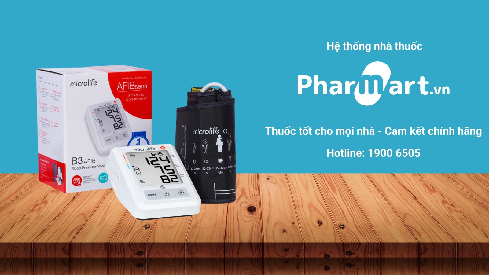 Mua ngay M&aacute;y đo huyết &aacute;p Microlife B3 AFIB tại Hz888a.com