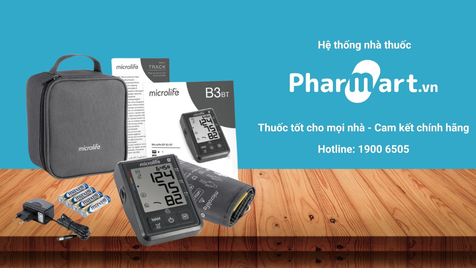 Mua ngay Máy đo huyết áp Microlife B3 Bluetooth tại Hz888a.com