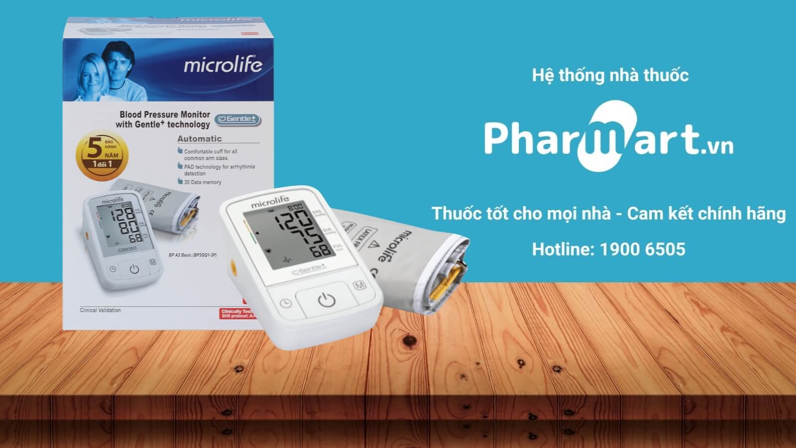 Máy đo huyết áp Microlife BP A2 Basic được phân phối chính hãng tại HZ888A