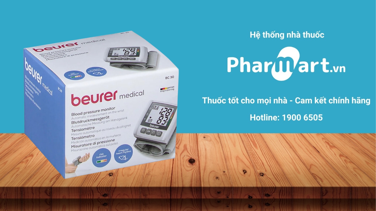 Địa chỉ mua M&aacute;y đo huyết &aacute;p cổ tay Beurer BC30 uy t&iacute;n