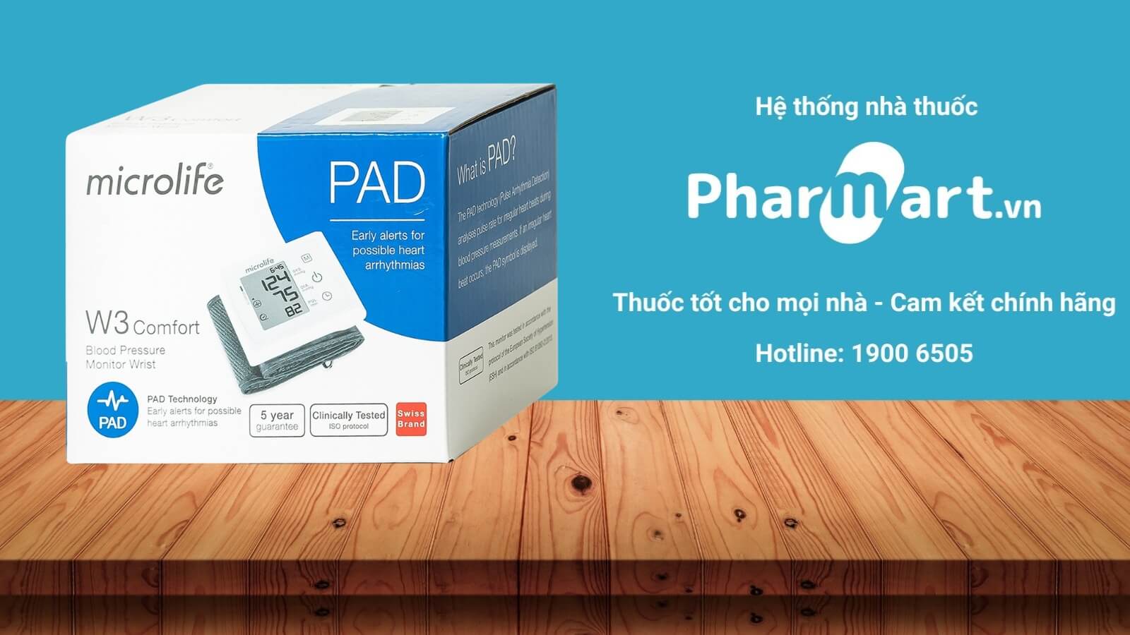 M&aacute;y đo huyết &aacute;p Microlife W3 Comfort được ph&acirc;n phối ch&iacute;nh h&atilde;ng tại HZ888A