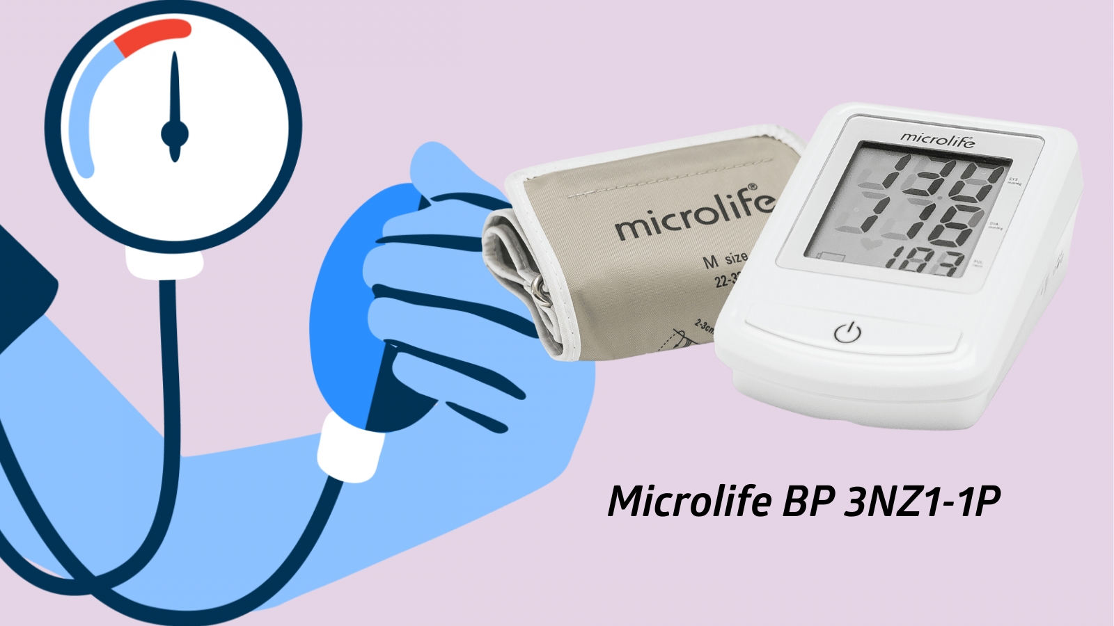 M&aacute;y đo huyết &aacute;p tự động Microlife BP 3NZ1-1P tiện lợi