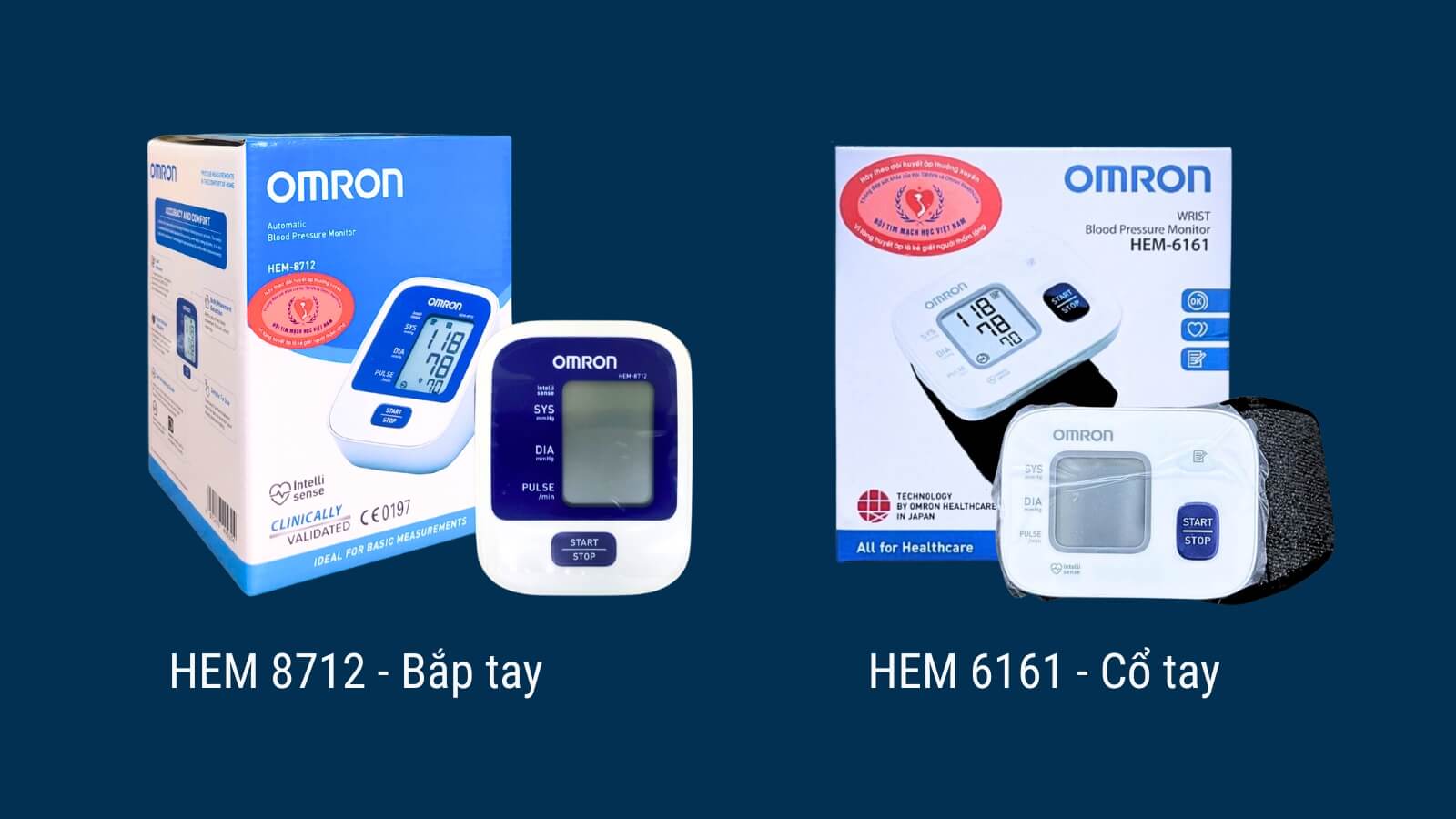 m&aacute;y đo huyết &aacute;p HEM 8712, HEM 6161