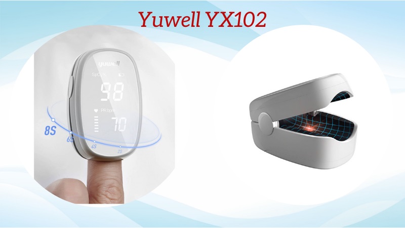 Mua máy đo nồng độ oxy trong máu SPO2 và nhịp tim Yuwell YX102