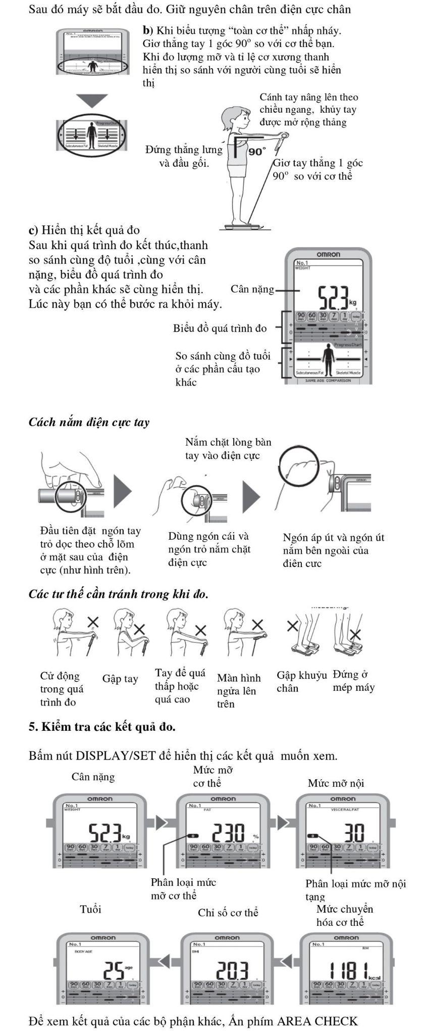C&aacute;ch đo c&acirc;n nặng v&agrave; cấu tạo cơ thể