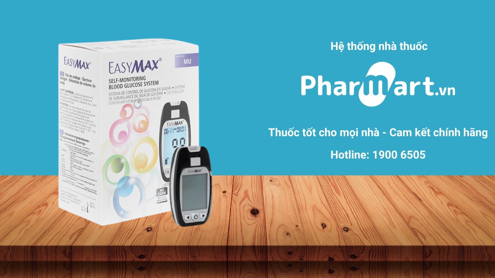 HZ888A là địa chỉ mua Máy đo đường huyết EasyMax MU uy tín