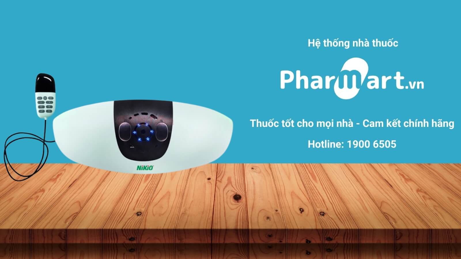 M&aacute;y massage Nikio NK-158 được ph&acirc;n phối ch&iacute;nh h&atilde;ng tại HZ888A