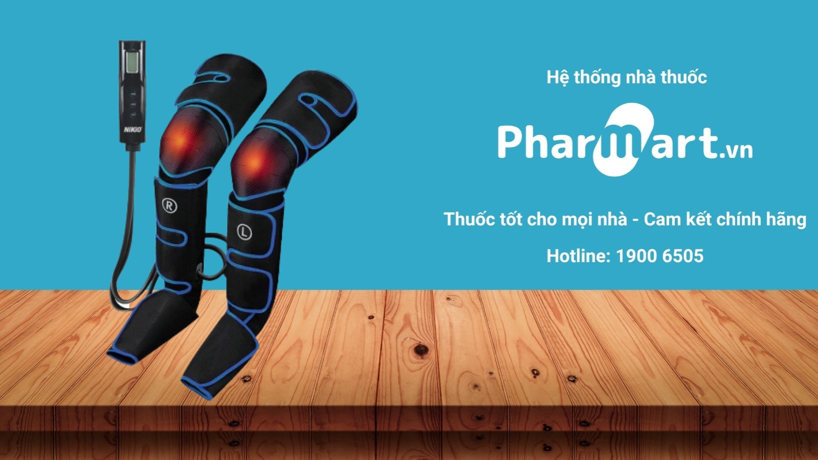 Địa Chỉ Mua M&aacute;y N&eacute;n &eacute;p Trị Liệu Suy Gi&atilde;n Tĩnh Mạch Ch&acirc;n Nikio NK 287 Uy T&iacute;n