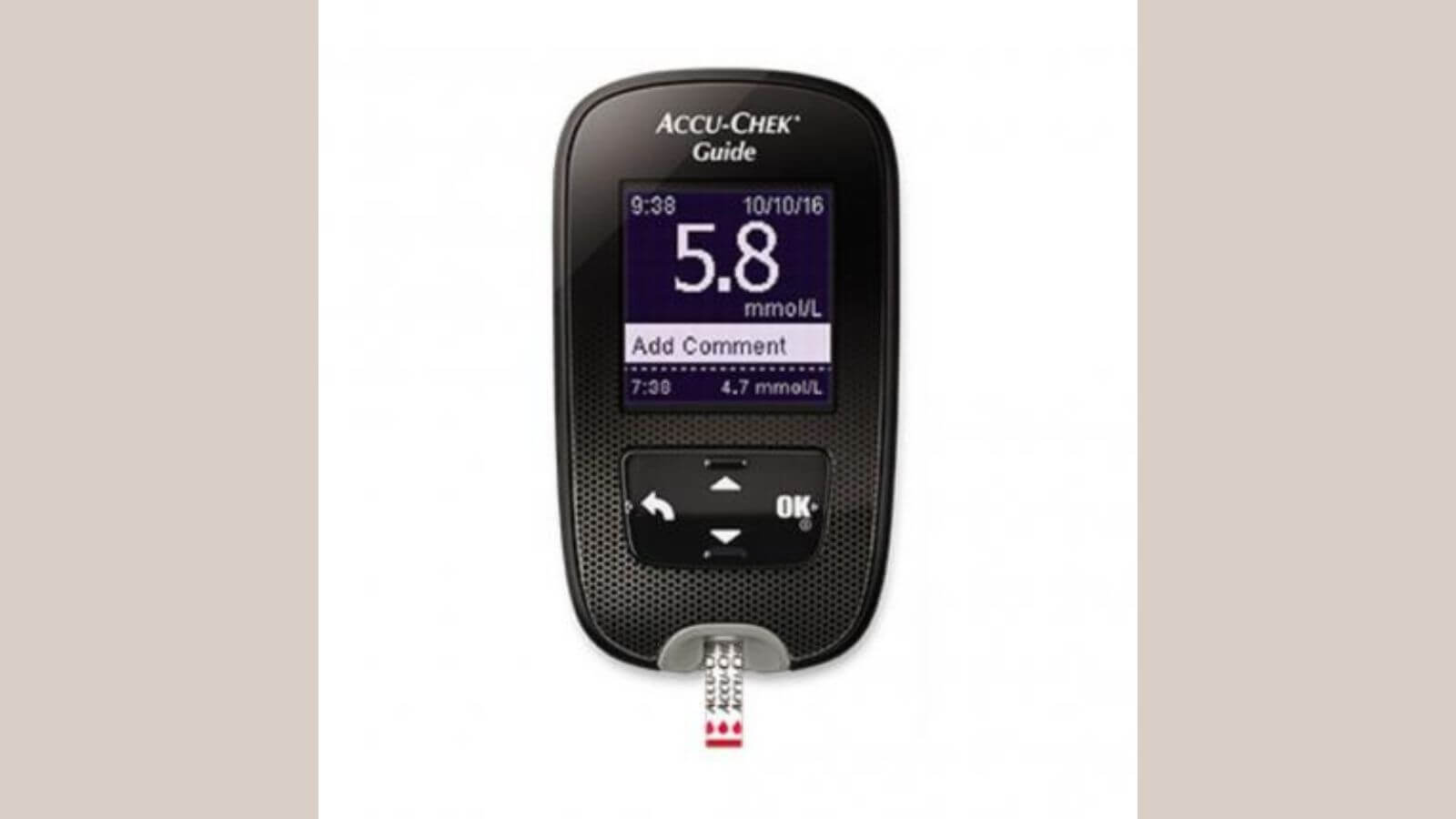 Máy thử đường huyết Accu-Chek (đơn vị mmol/dl)