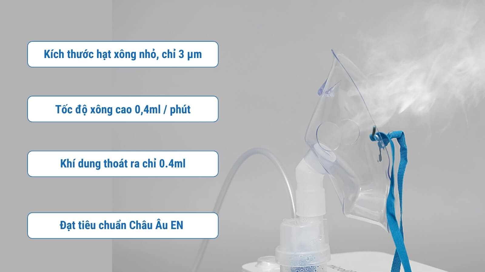 Ưu điểm của m&aacute;y kh&iacute; dung Omron NE C28