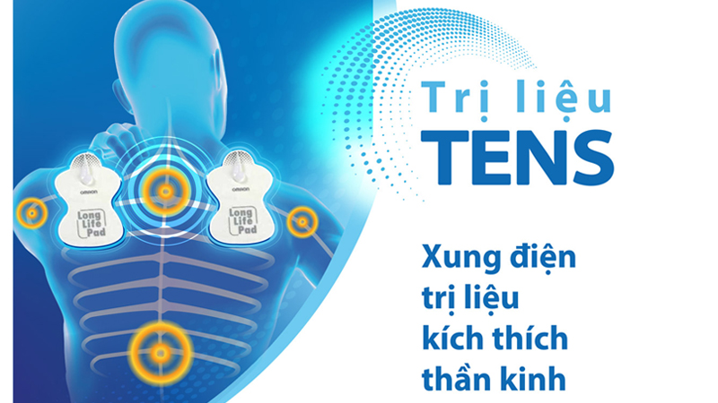 M&aacute;y xung điện trị liệu Omron HV-F013 sử dụng c&ocirc;ng nghệ TENS