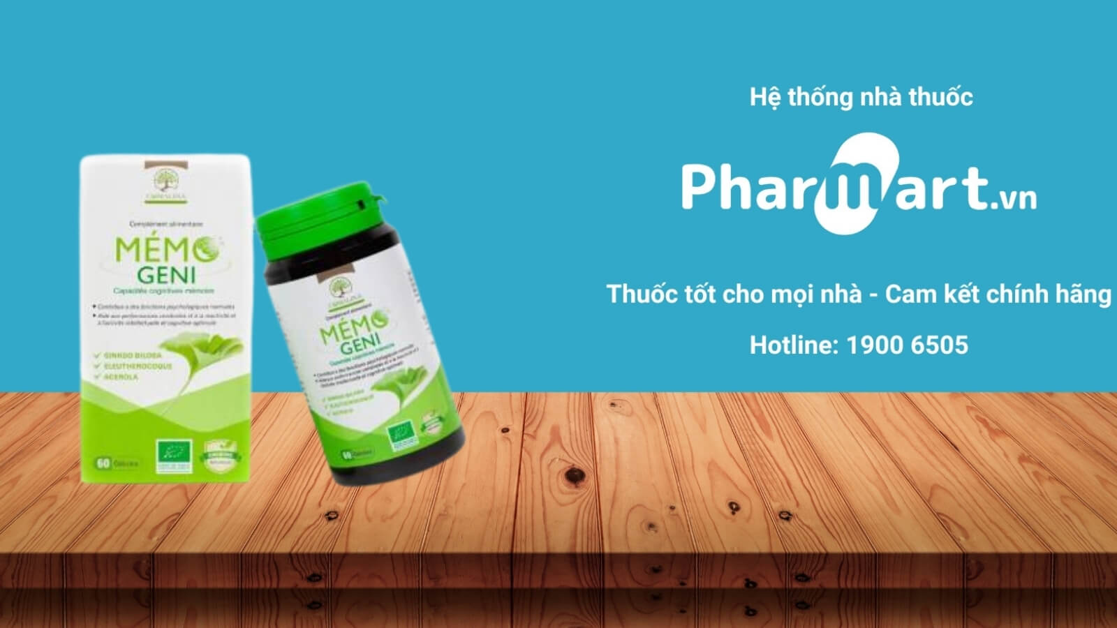 Mua viên uống Mémo Geni chính hãng tại Hz888a.com