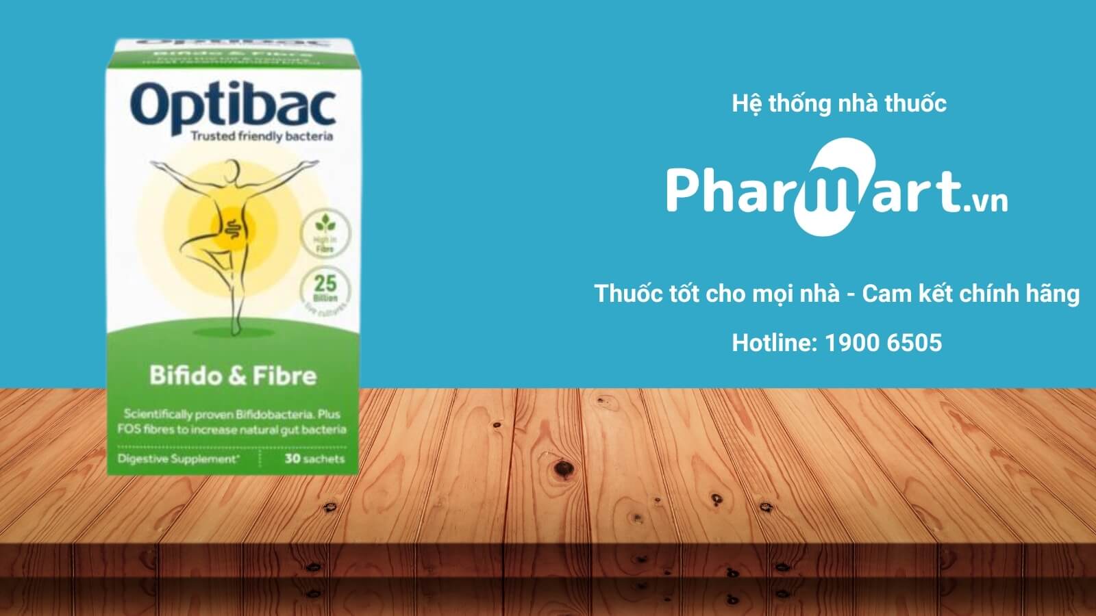 Gi&aacute; v&agrave; địa chỉ mua h&agrave;ng uy t&iacute;n sản phẩm Men OptiBac Probiotics Bifido Fibre
