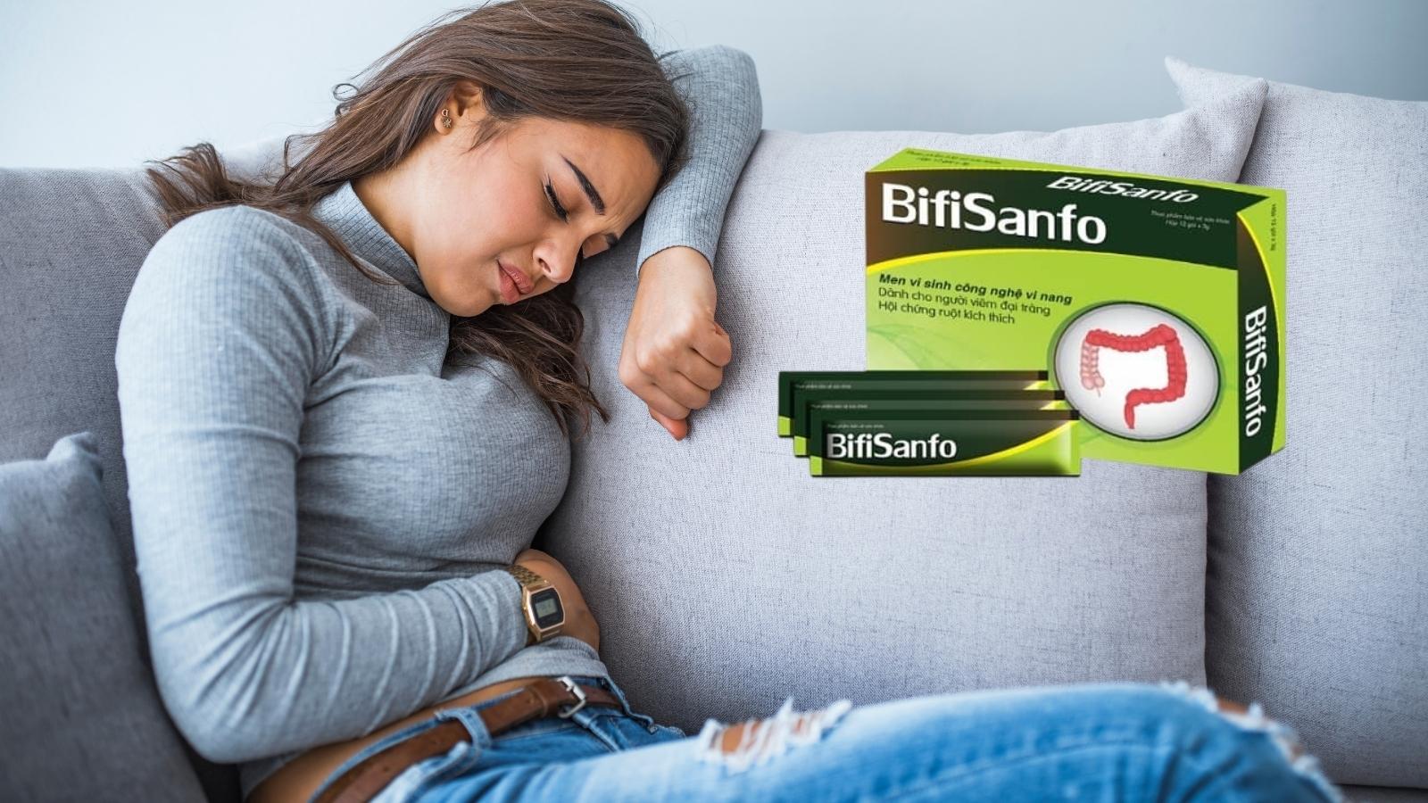 Men Vi Sinh Bifisanfo Plus hỗ trợ vi&ecirc;m đại tr&agrave;ng, hội chứng ruột k&iacute;ch th&iacute;ch