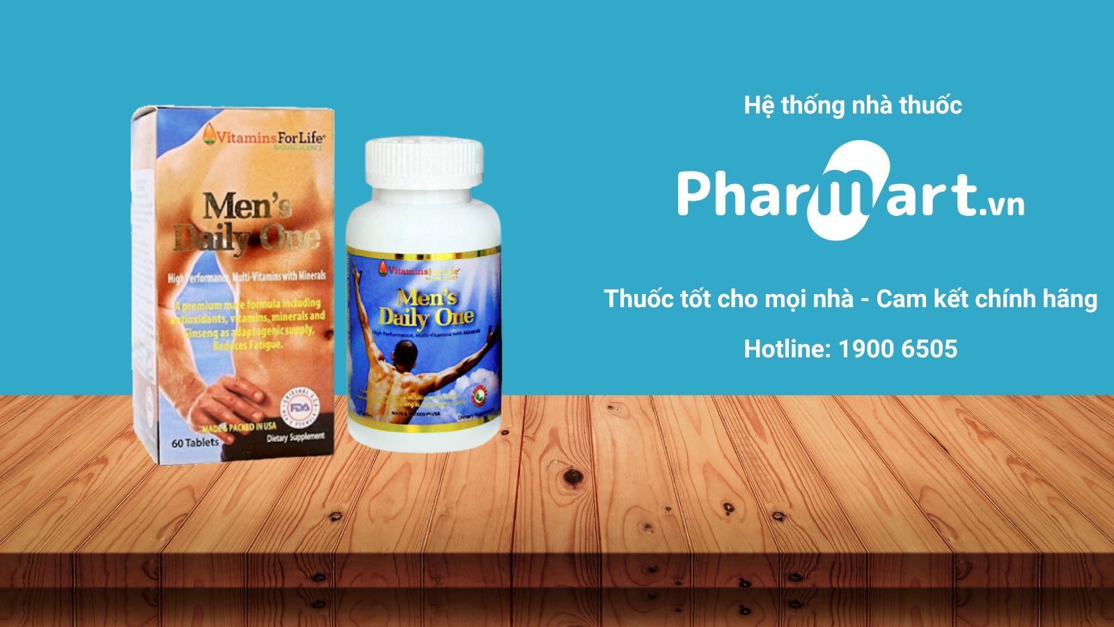 Men's Daily One bổ sung vitamin v&agrave; kho&aacute;ng chất thiết yếu cho ph&aacute;i mạnh